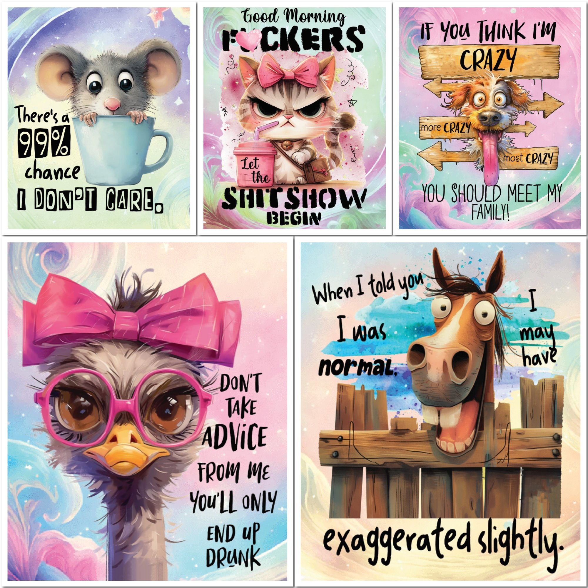 Printable Sarcasm Car Air Freshener Templates Sarcastic Sublimation Designs Custom Design Funny