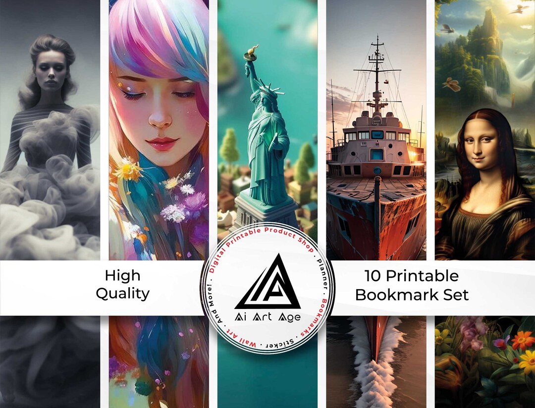 10-printable-bookmark-set-high-quality-digital-bookmark-etsy