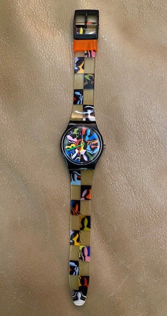 1994 Vintage Swatch Watch has new battery named Tw