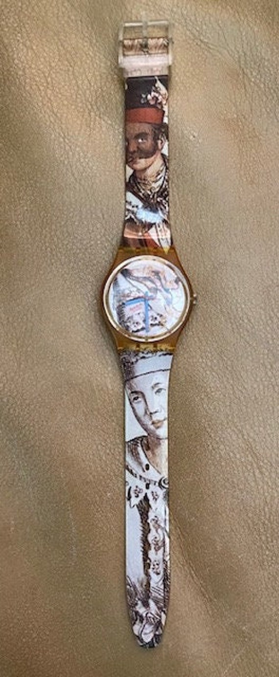 Vintage working 1993 Swatch Watch Masquerade water