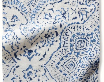 Peter Dunham - Kussensloop/Deeq/Blauw op wit/Op bestelling gemaakt