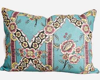 Antoinette Poisson Guillandes des Fleurs pillow cover designer/Made to Order