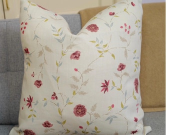 Penny Morrison Latika /single or double sided/ fabric pillow cover/Made to order