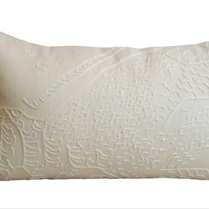 Dedar TIGER Snow fabric Pillow
