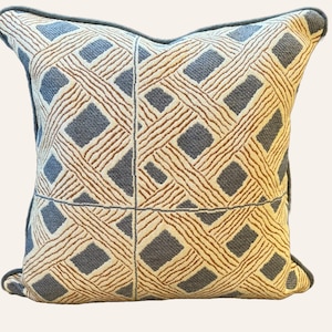 Fodera per cuscino intrecciata Pierre Frey Le Manach Behanzin Lines Designer