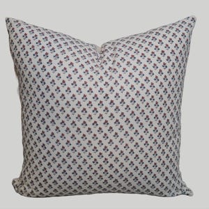 Kettlewell Mobby currant cotton fabric Pillow cover/Made to order