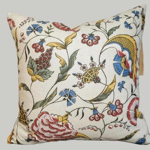 Antoinette Poisson Jaipur/simple ou recto-verso/ housse de coussin en tissu/fabriqué sur commande