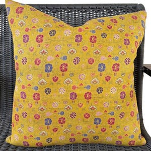 Arjumand’s World/ Mughal Damask linen designer pillow cover/ high end/Made to orde