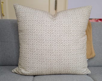 Nicholas Herbert Strapwork/ single or double sided pillow cover/Made to order