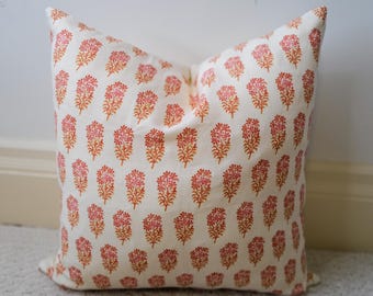 Namay Samay Alya Single or double sided  fabric pillow cover/made to order