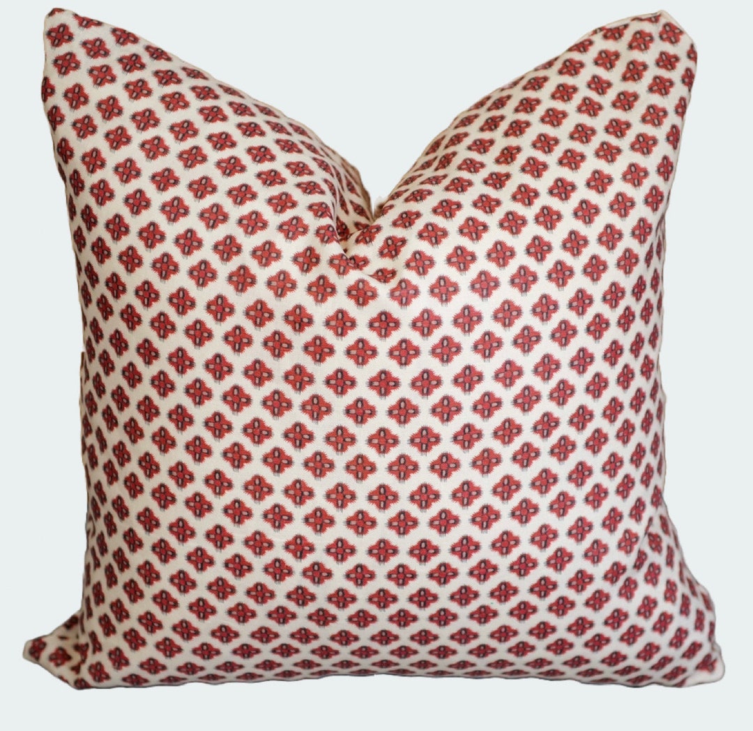 Designer Howe London Thimble Fabric Pillow Cover Knurl Linen Etsy