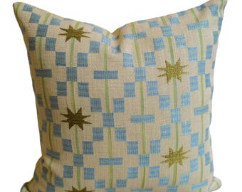 Afua in Olive /single or double sided/ fabric pillow cover/Made to order