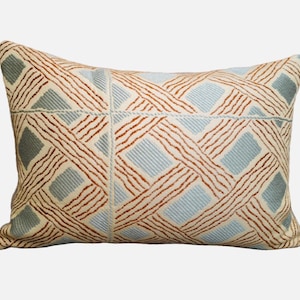 Pierre Frey Le Manach Behanzin Lines woven pillow cover Designer