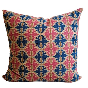 Robert Kime Lynxia single or double sided pillow cover/Made to order