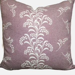 Carolina Irving Mimosa vine SELF PIPED pillow cover designer