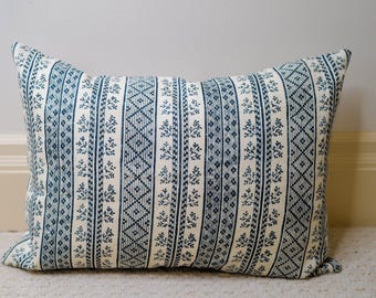 Michael S Smith Jasper fabric - Dutch Stripe/fabric pillow cover/Made to Order/Single or double sided