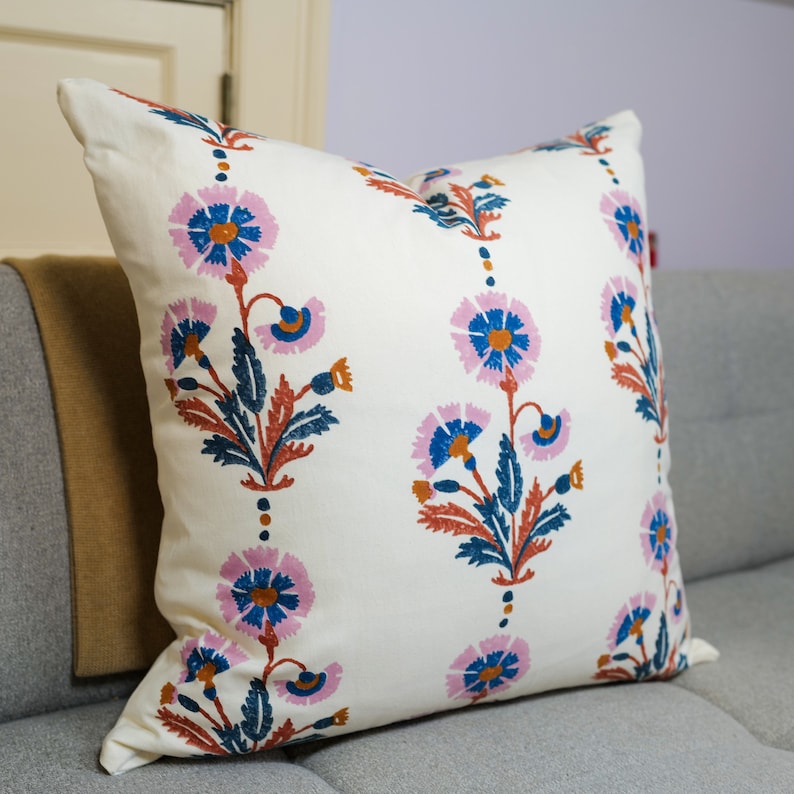 Schumacher Molly Mahon Dianthus Pillow Cover