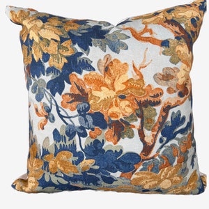 Pierre Frey Fontainebleau Chataigne Fabric pillow cover Designer