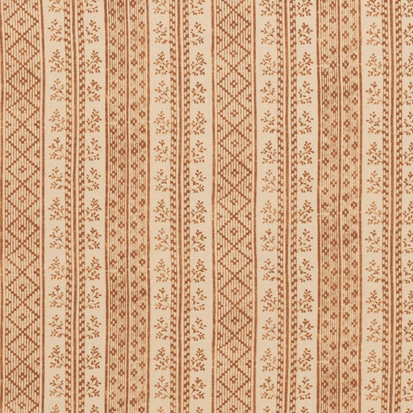 Jasper fabric Dutch Stripe Saffron Pillow cover SELF PIPED