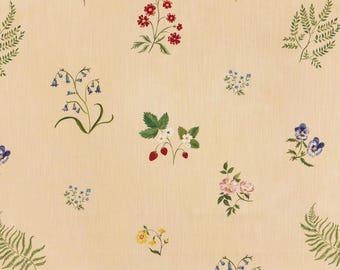 Tess Newall HERBARIUM WILDFLOWER /single or double sided/ fabric pillow cover/Made to order