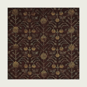 Zak + Fox Khotan reddish brown color/pillow cover/made to order
