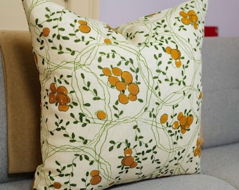 Rosa Bernal Sevilla/single or double sided/ fabric pillow cover/Made to order