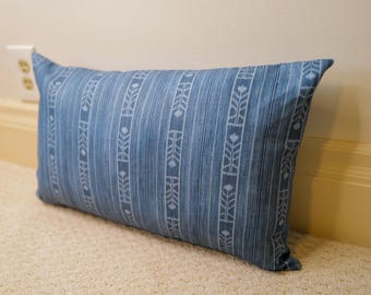 SCHUYLER SAMPERTON TEXTILES Beghal Stripe/single or double sided/ fabric pillow cover/Made to order