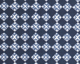 Caroline Cecil Kiya Dark Navy pillow cover