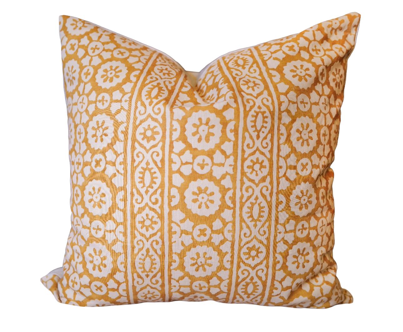 Namay Samay Sufiyan Sandalwood fabric Pillow cover