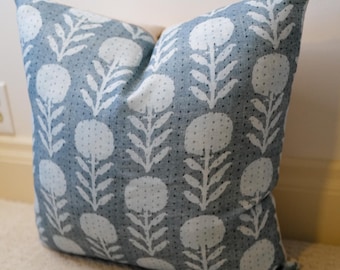 Mclaurin and Piercy Zinnia pillow cover/Single or double sided/made to order