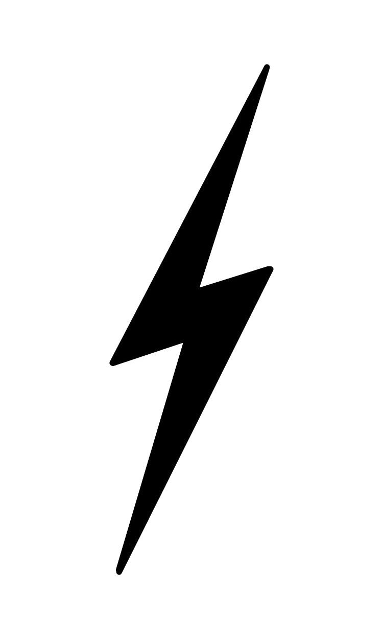 Lightning Bolt Digital Image Download JPG, JPEG, PDF, Png, Tif, Svg