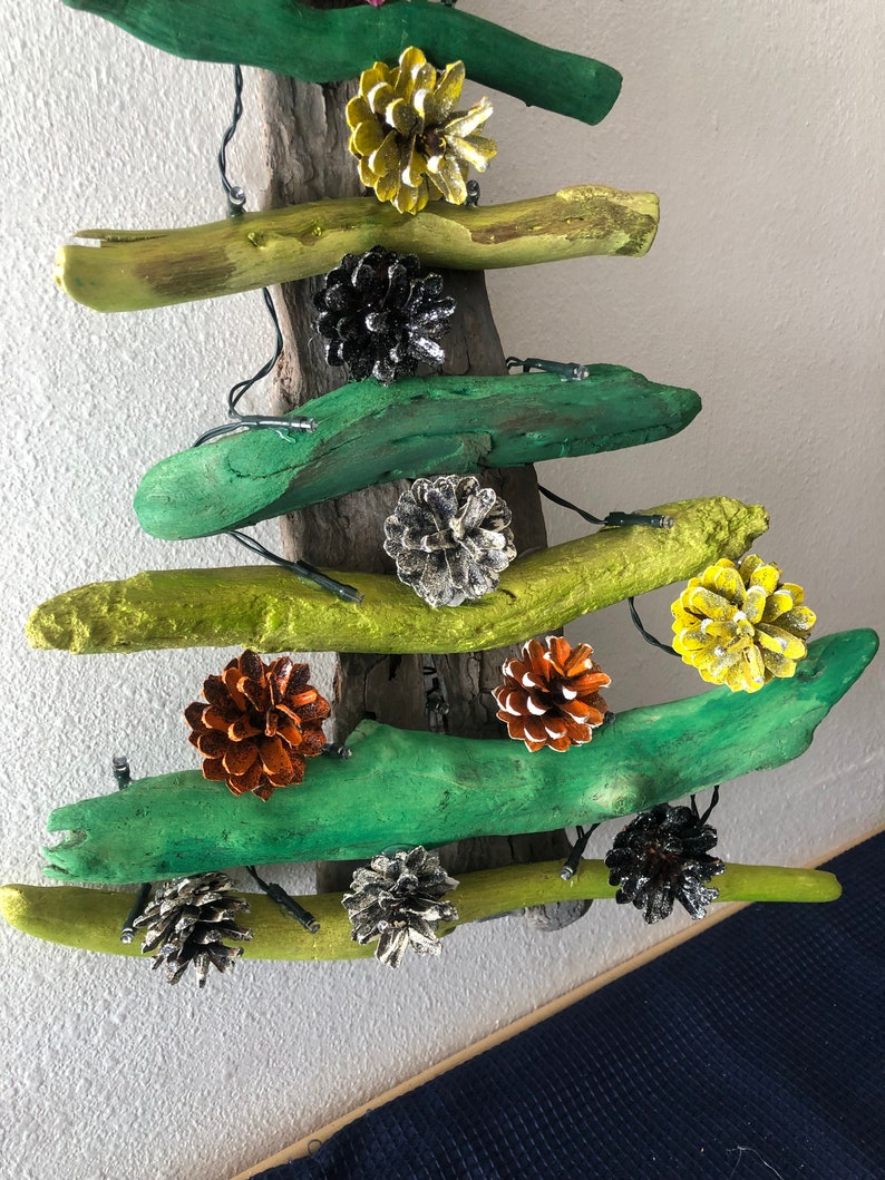 Lighted Driftwood Tree Etsy