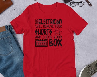 Funny Electrician Short-Sleeve Unisex T-Shirt | Gifts for Electricians