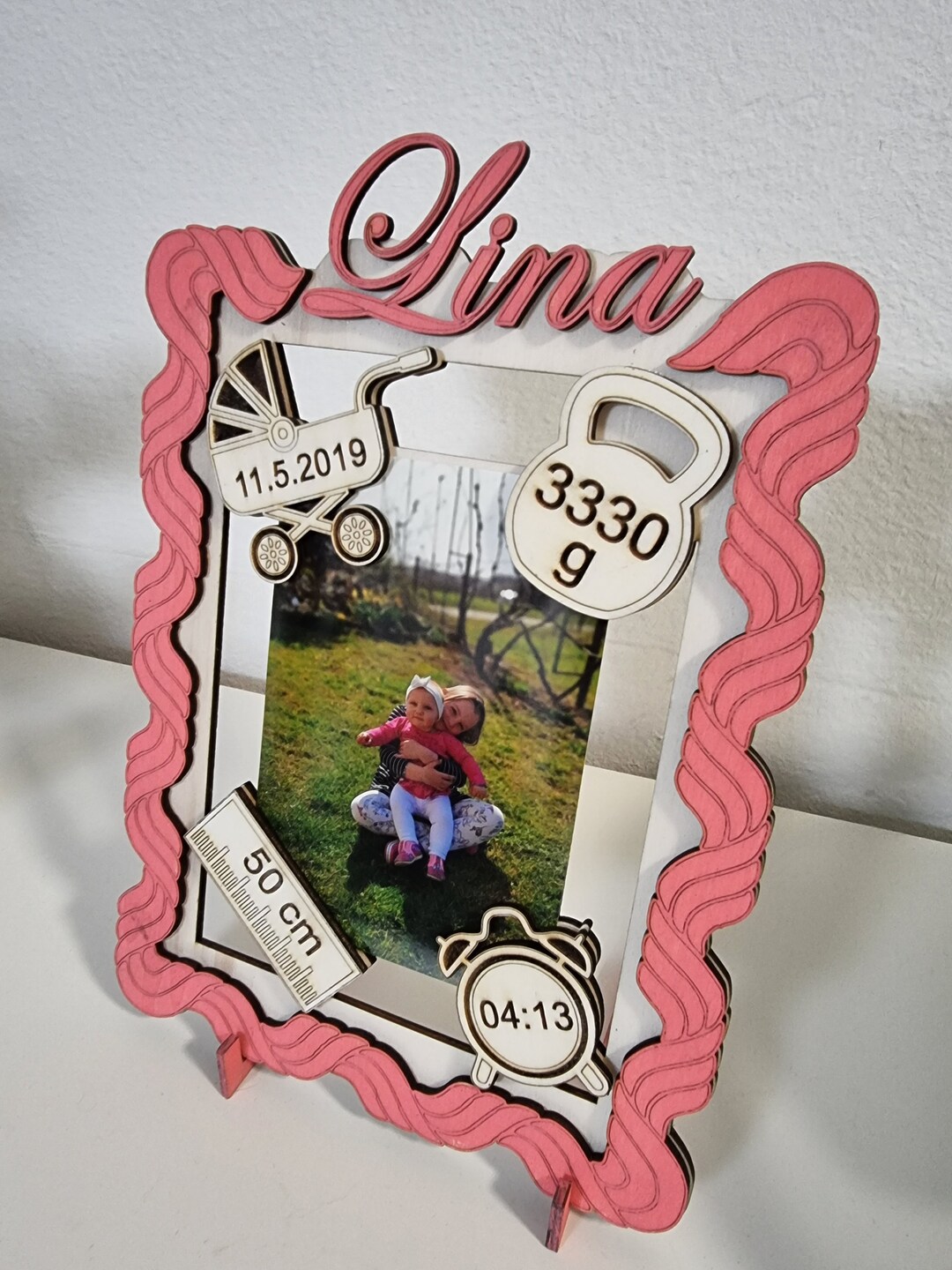 Newborn Baby Photo Frame Etsy