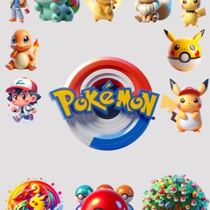 Pookemon Clipart PNG – Pookemon scrapbook, Pookemon wallpapers - Instant Download