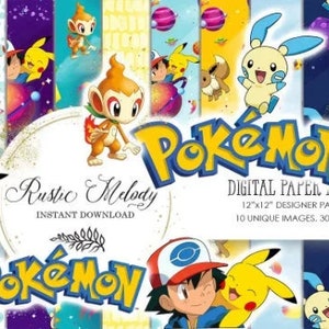 Carta Pokemon Modelli di download di carta digitale Pokemon di alta qualità – Download istantaneo