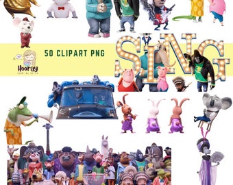 Sing PNG Sing clipart Sing Digital Set Sing - Instant Download