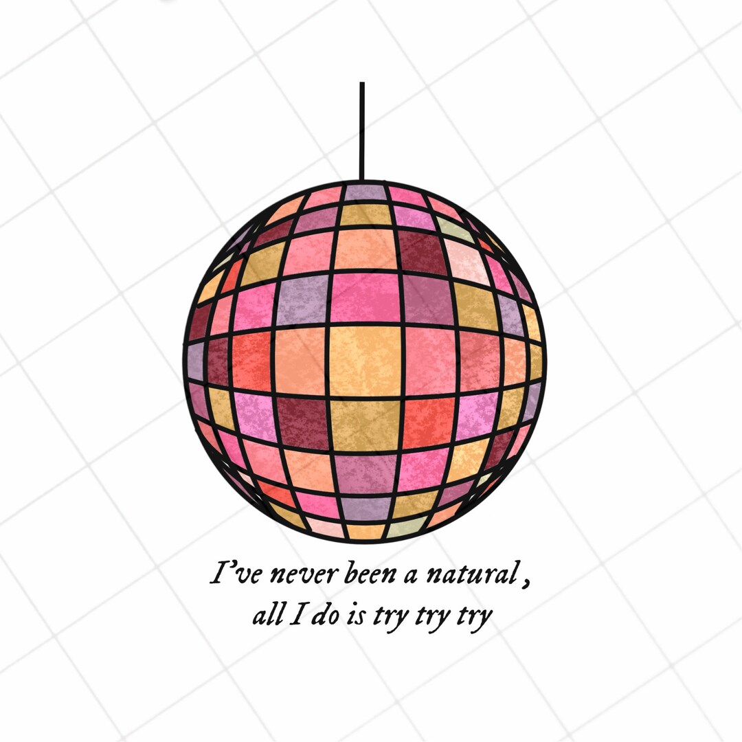 Mirrorball Taylor Swift PNG File Folklore Album PNG Eras Tour Etsy