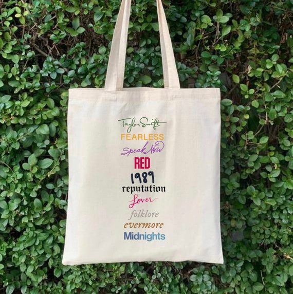 Taylor Swift Albums as Books-Tote Bag - Front Porch Alabama