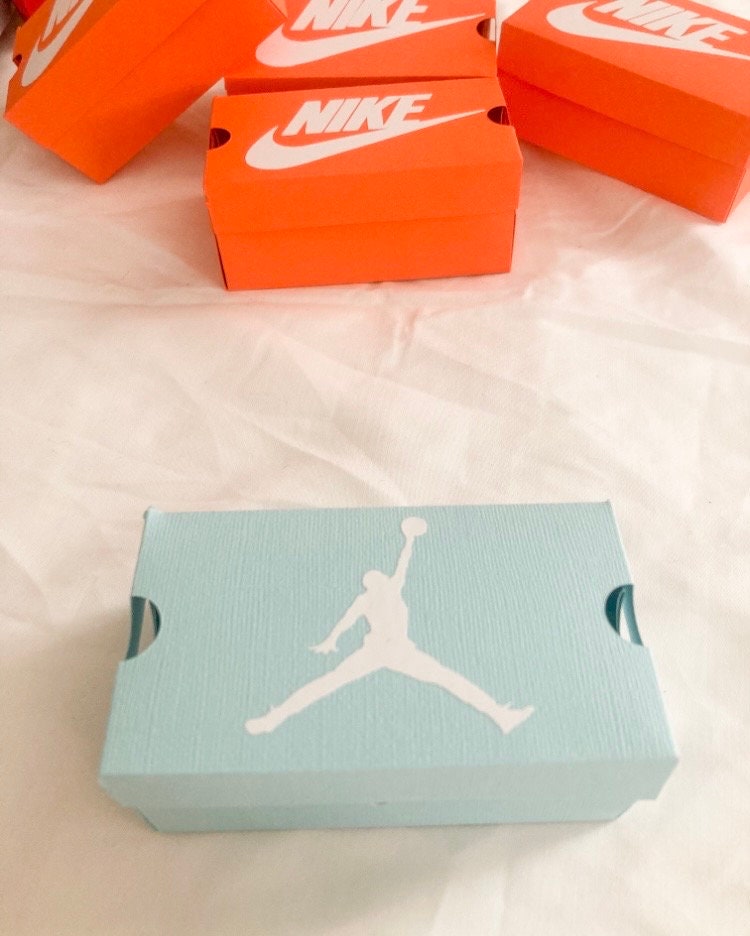 Fully Assembled Nike Party Favor Box Groomsman Propsal Box Basketball