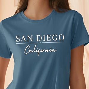 San Diego Shirt, San Diego CA T-Shirt, California Tee, San Diego California Souvenir
