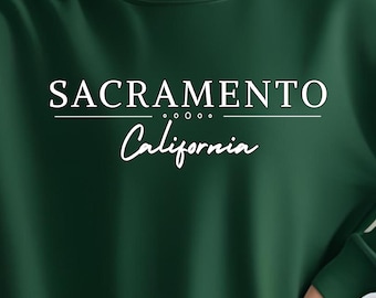 サクラメント、カリフォルニアのスウェットシャツ、ユニセックス