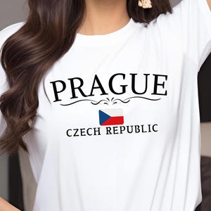 Camiseta de Praga, camiseta de Praga, camiseta de Praga, regalo de viaje de Praga, República Checa