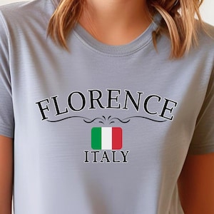 Florence Shirt, Florence Italy T-Shirt, Florence Tee, Florence Italy Travel Gift