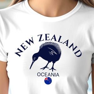 New Zealand T-Shirt, Kiwi Bird Tee, New Zealand Souvenir Shirt, Cute Kiwi Graphic Tee, New Zealand Gift, Unisex Travel T-Shirt
