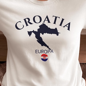 Kroatien Shirt, Kroatien T-Shirt, Kroatischer Stolz Shirt, Kroatien Reisegeschenk