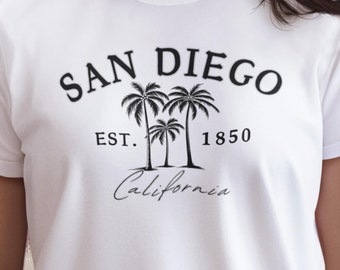 San Diego T-Shirt, San Diego California Shirt, San Diego Casual Wear, San Diego Travel Gift