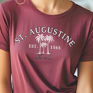 St. Augustine T-Shirt, St Augustine FL Shirt, Florida Gift, St Augustine Tee, Florida Vacation Souvenir