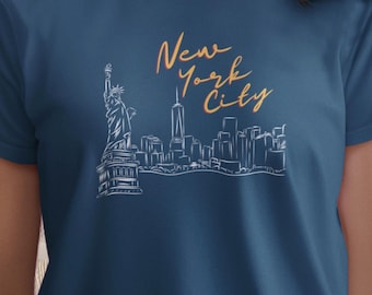 New York City T-Shirt, NYC Shirt, New York City Casual Wear, NYC Travel Gift