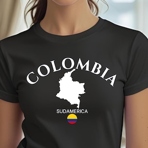 Colombia T-Shirt, Colombia Shirt, Colombian Flag Graphic Tee, Colombian Pride Shirt, South America Travel